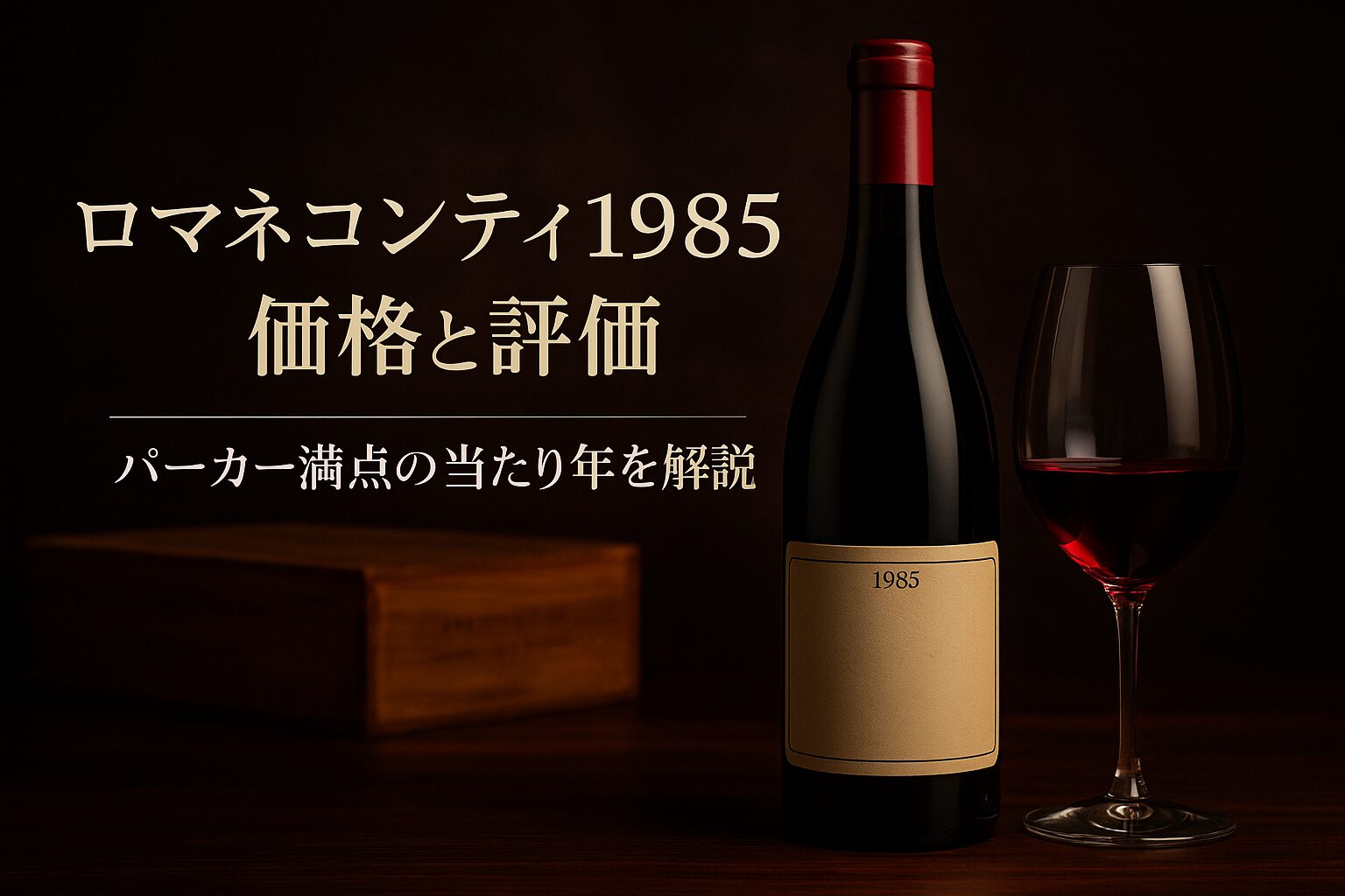 ロマネコンティ1985の価格と評価｜パーカー満点の当たり年を解説 